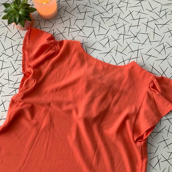 CORAL BLOUSE - Picture 3 of 7